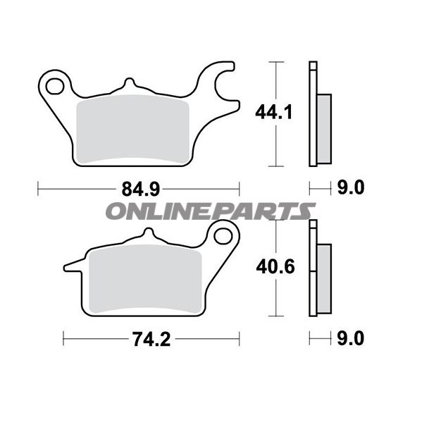 Brake Pads Std Trwoder 7370035