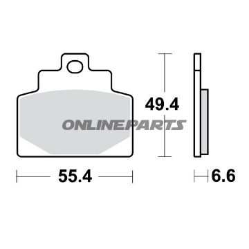 Brake Pads Sintered Scooter Trwalternative: 7370214