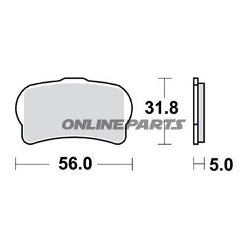 Brake Pads Sintered Rsi Trwalternative: 7320043