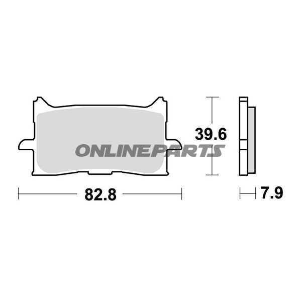 Brake Pads Sintered Sv Trwoder 7370182