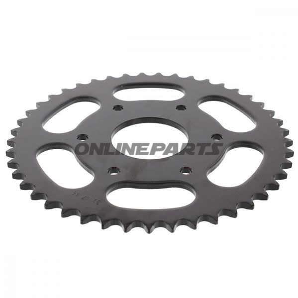 Rear Sprocket 45 Tooth Pitch 520 Blackinner Diameter 063 Bolt Spacing 110