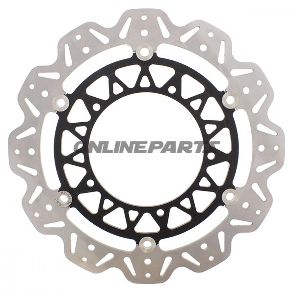 Brake Disc Vee Front Ebcblack