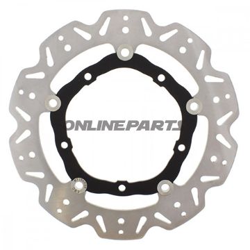 Brake Disc Vee Ebcblack