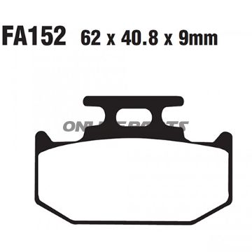 Brake Pads Sintered Mx-S Ebc Mxs152