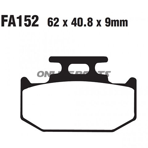 Brake Pads Sintered Mx-S Ebc Mxs152