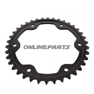 Rear Sprocket 38 Tooth 525 Pitch Blackinner Dia 153 Bolt Spacing 155