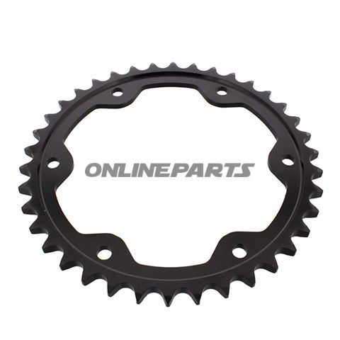 Rear Sprocket 38 Tooth 525 Pitch Blackinner Dia 153 Bolt Spacing 155