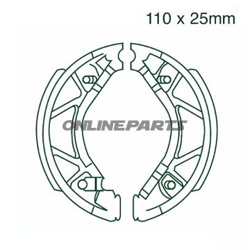 Brake Shoes Rear With Springs Ebc