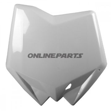 Number Plate White
