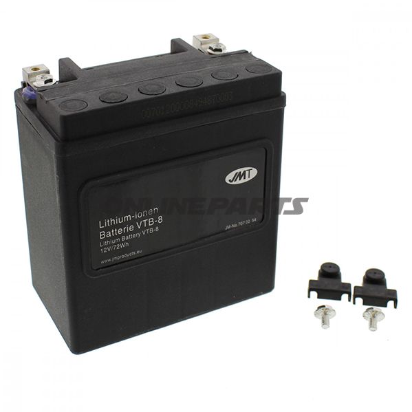Battery Motorcycle Vtb-8 V-Twin Jmtlithium Ion Battery