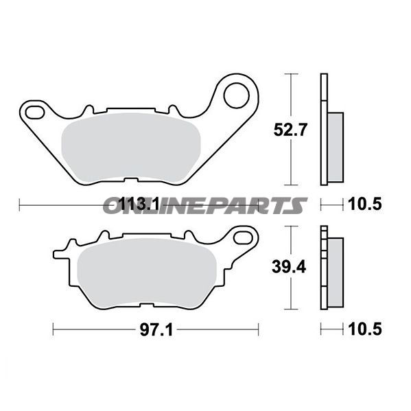 Brake Pad Standard Trwoder 7320097