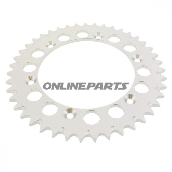 Rear Sprocket Alu 43 Tooth Pitch 520 Silveresjot Inner Diameter 136 Bolt Spacing 156