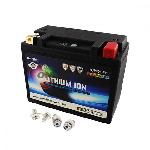 Battery Motorcycle Ltm30l Skyrichlithium Ion With Voltage Display And Overcharge Protection