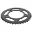 Rear Sprocket 43Tooth Pitch 525 Blackinner Diameter 112 Bolt Spacing 138
