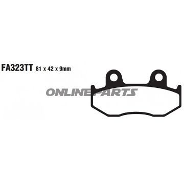 Brake Pads Std Ebc Fa323ttaltn 7873219