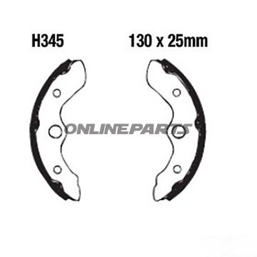 Brake Shoes Grooved Inc Springs Ebcgerillt