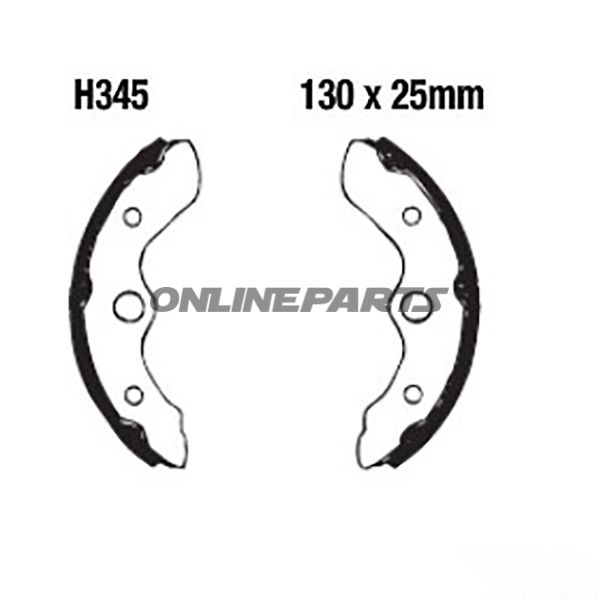Brake Shoes Grooved Inc Springs Ebcgerillt
