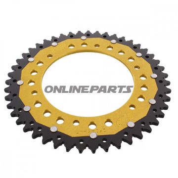 Rear Sprocket Dual 47 Tooth Pitch 520 Goldzf Inner Diameter 136 Bolt Spacing 160