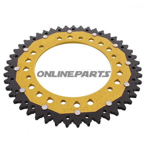 Rear Sprocket Dual 47 Tooth Pitch 520 Goldzf Inner Diameter 136 Bolt Spacing 160