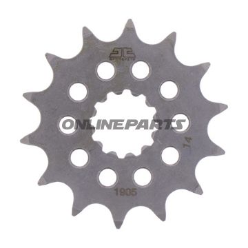 Front Sprocket Racing 14 Tooth Pitch 428Narrow Spline Inner Diameter 17/20