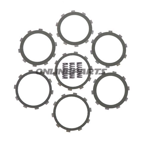 Clutch Kit Aramid Ebcplates & Springs