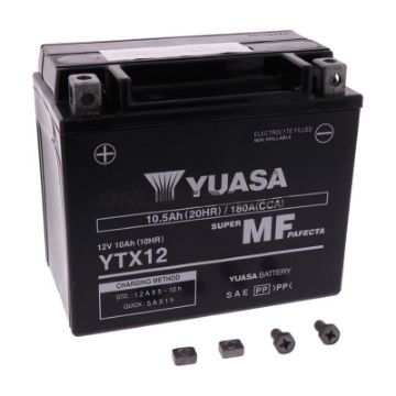 Battery Motorcycle Ytx12 Wet Yualternative: 7073943