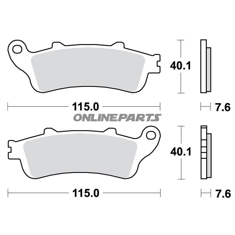 Brake Pads Sintered Front Trw