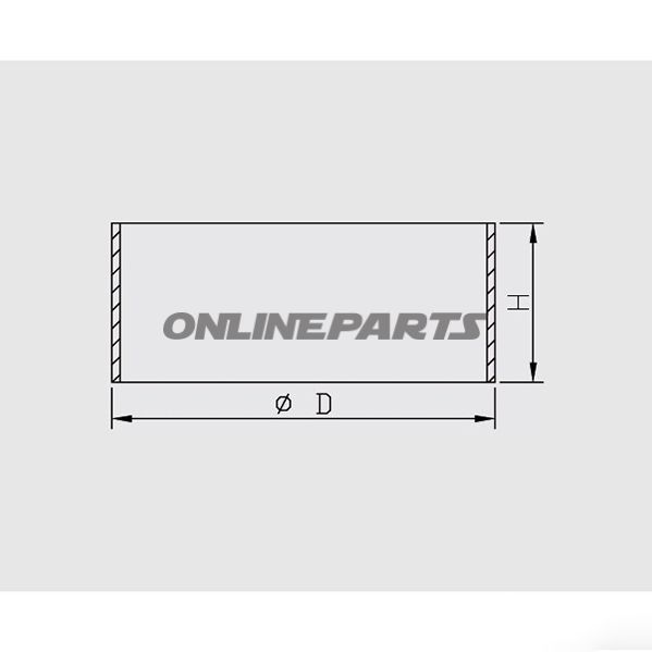 Piston Ring Suspension Strut44 Mm Kayaba