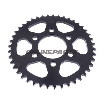 Rear Sprocket 43 Tooth Pitch 428Inner Diameter 058 Bolt Spacing 082