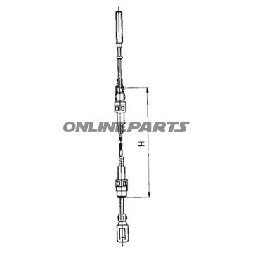 Brake Cable Alko 1040/1265