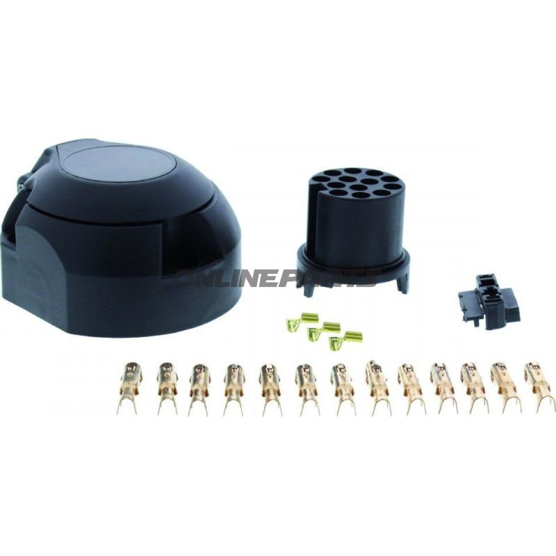 Socket 13-Pin Plastic 12V