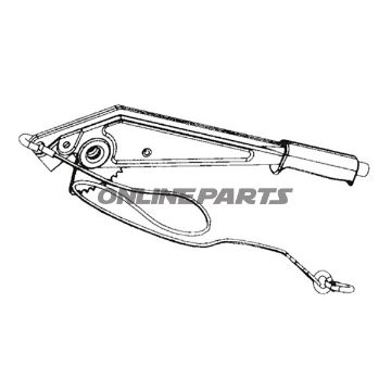 Hand Brake Lever Alko Divohne Federspeicher