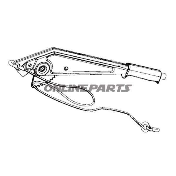 Hand Brake Lever Alko Divohne Federspeicher