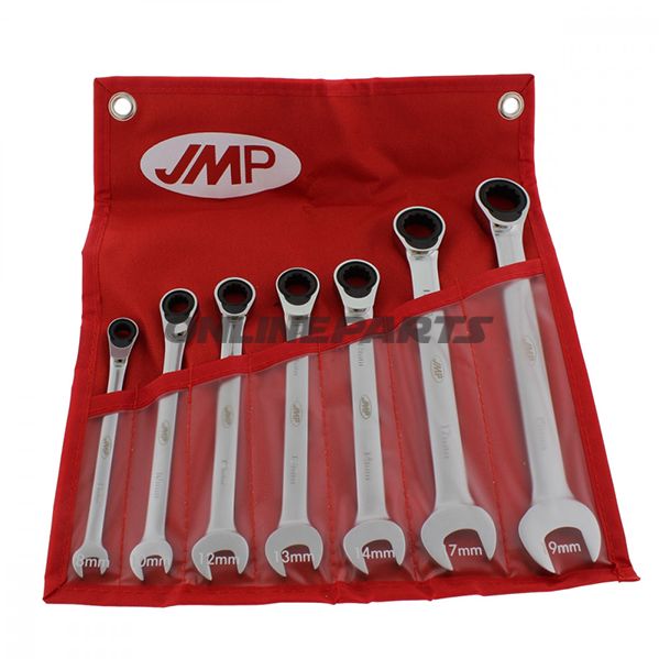 Ratchet Spanner Set Jmp7 Piece Without Switch