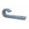 Tarpaulin Hooks 2Loch Pvc Gra