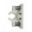 Plastic Door Lockpvc Mit 2 Niro-Feder