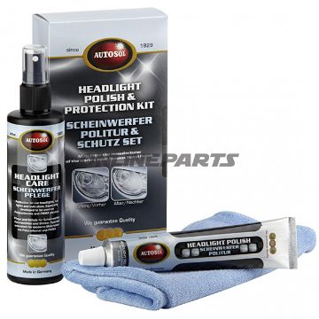 Solvol Autosol Headlight Polishclean And Protect Set