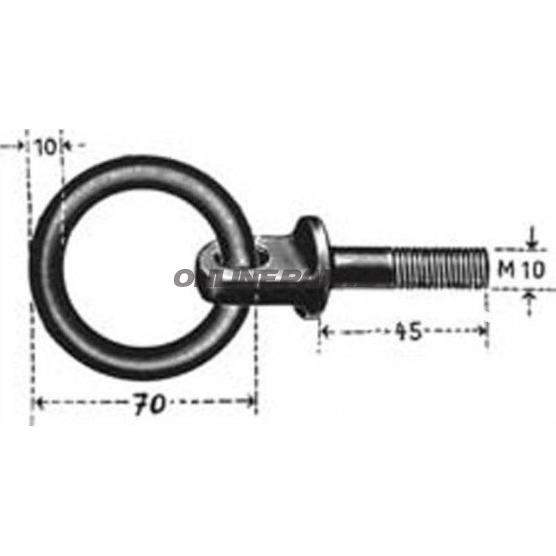 Ösenschraube M10 X 45 Mmmit Ring