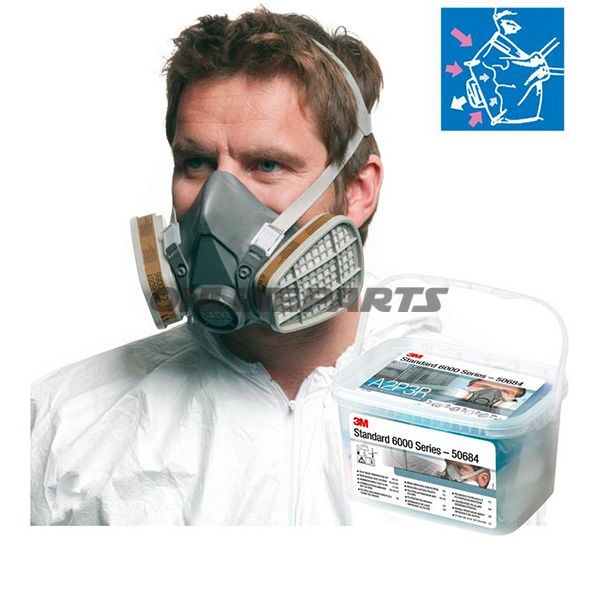 Halbmasken-Kit 6000 A2/P3größe L Standard