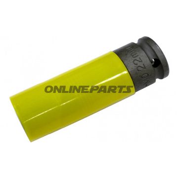 Kraft-Stecknuss 6 Kant 1/2 Zoll 22 Mm Jmpummantelt Length 85 Mm