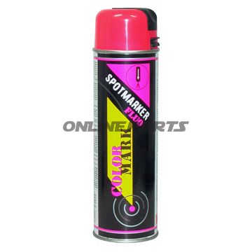 Markierungsspray 500 Mlspotmarker Fluorescent Leuchtrot