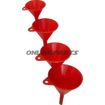 Plastic Funnel Set - 4 Piece60/80/100/120 Mm
