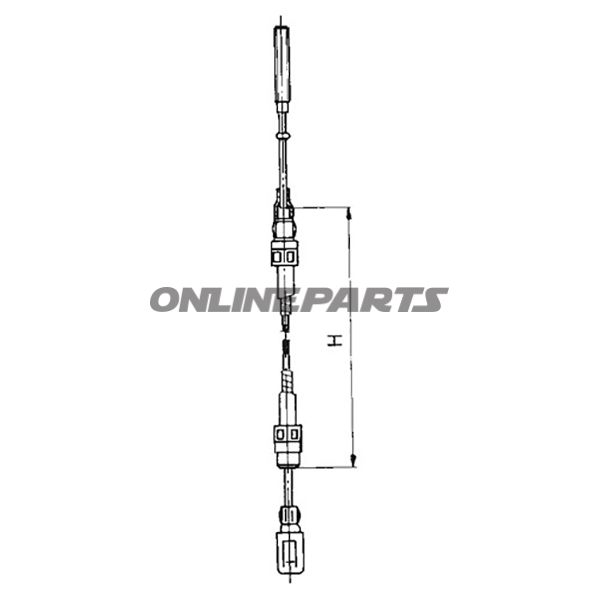 Brake Cable Alko 1460/1685