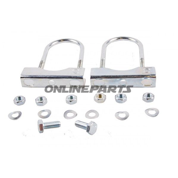Stützradhalter 48R/70Eckcont 2 Pcs Galvanised
