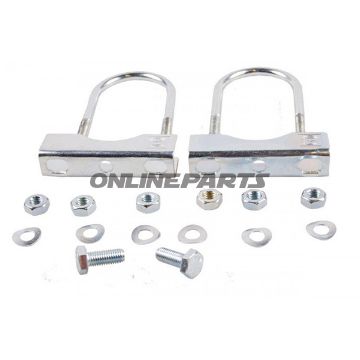 Stützradhalter 48R/60Eckcont 2 Pcs Galvanised