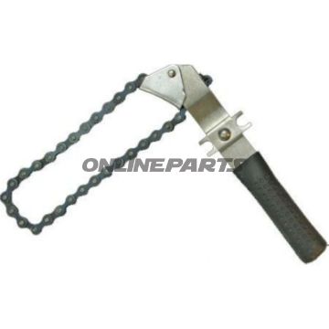 Universal Oil Filter Chain Wrenchwith Handle