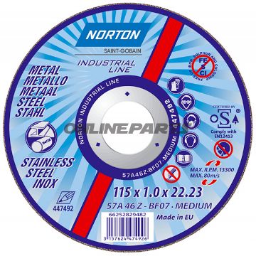 Cutting Disk 125X1.0 Ger Metalindustr Line Alternative: 5648852