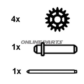 Roller Set Miga 223I0.8 Mm White