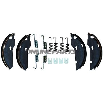Brake Shoes Rear Set Alko 160X35mmf Radbrake Shoes 1635/1636/1637