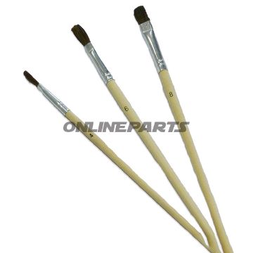 Repair Brush Set 3 Piece Fine Bristlesizes 4-6-8 Mm
